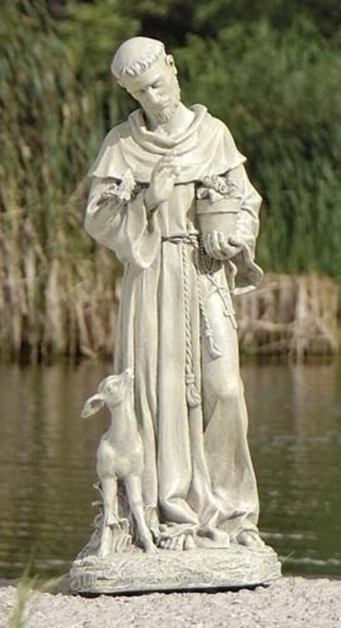 Roman 18" Joseph's Studio Saint Francis of Assisi Outdoor Garden Statue